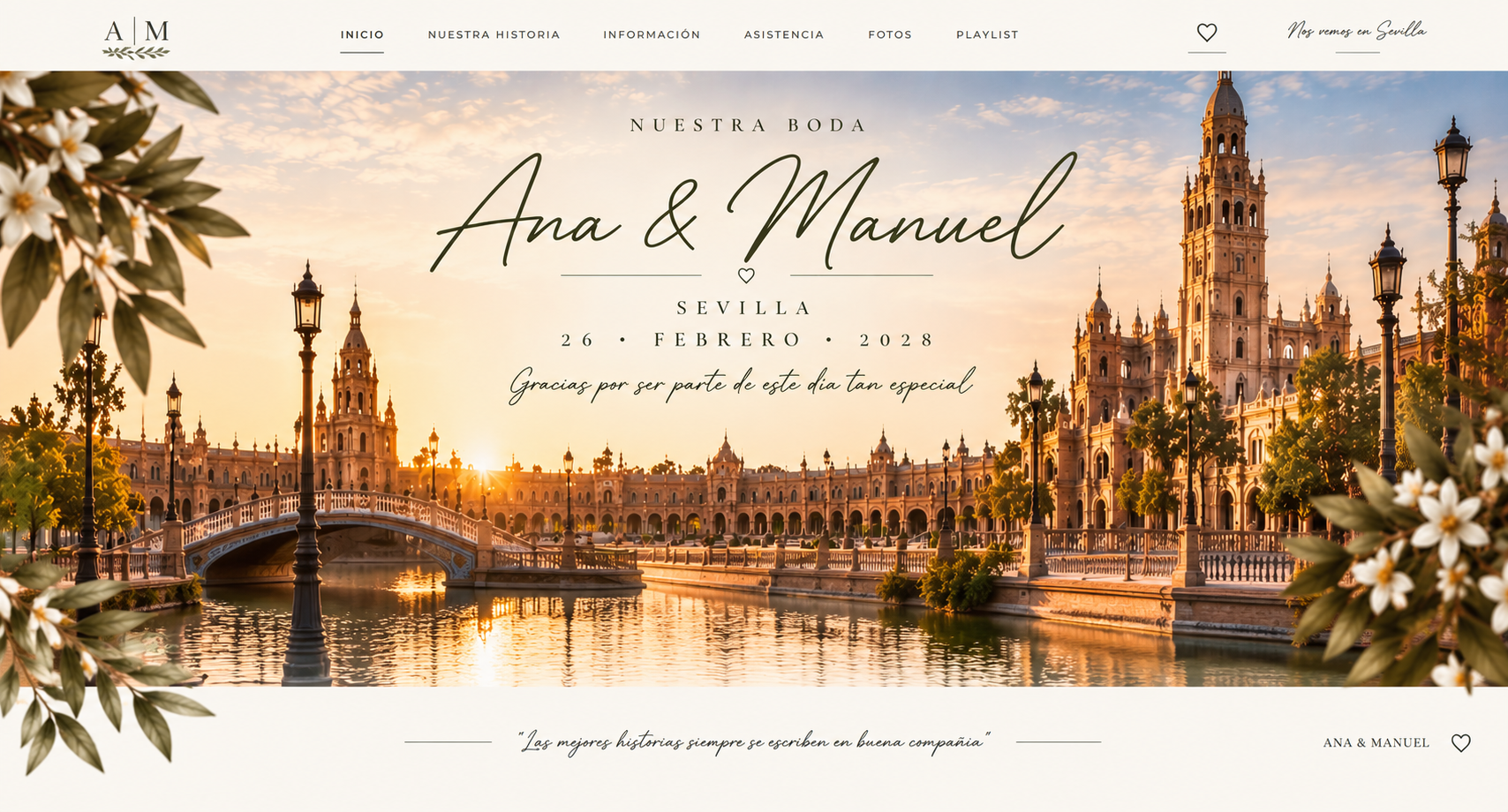 Ana y Manuel · Nuestra boda en Sevilla